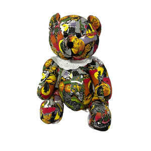Halloween Teddy Bear Patchwork Plush Stuffed Animal Toy by Sugar Loaf Vintage?